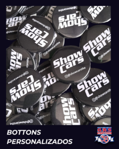 Bottons personalizados tam 4,5 cm 